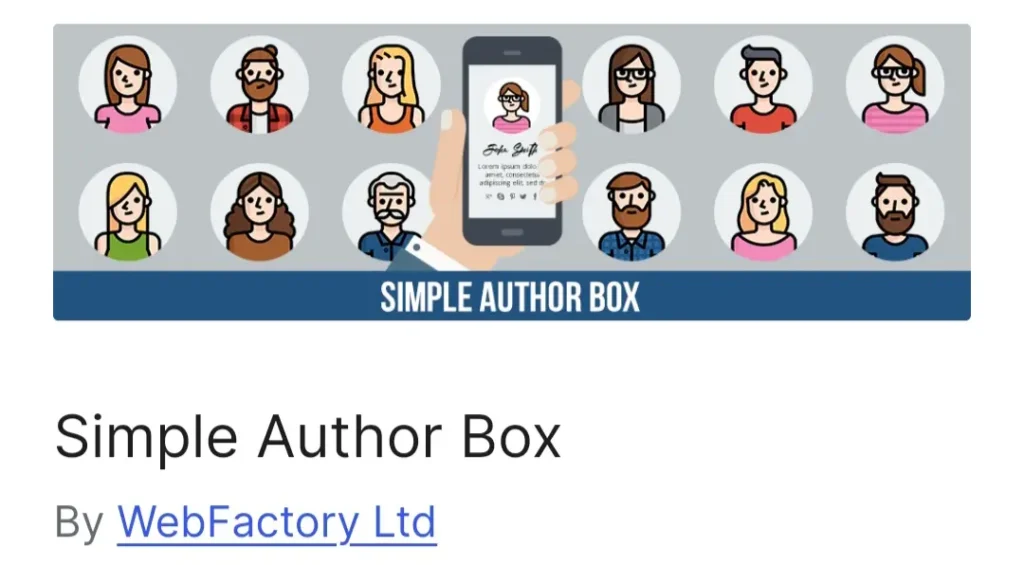 Simple Author Box