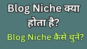 Blog Niche कैसे चुने