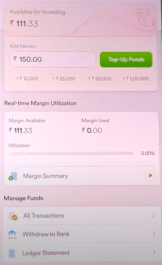 dhani app money withrawal process